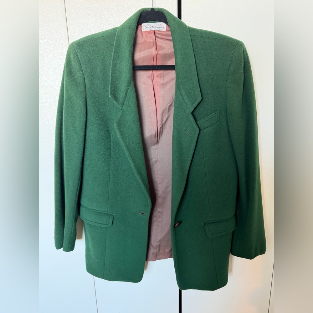 Saks Fifth Avenue Green Women's Blazer